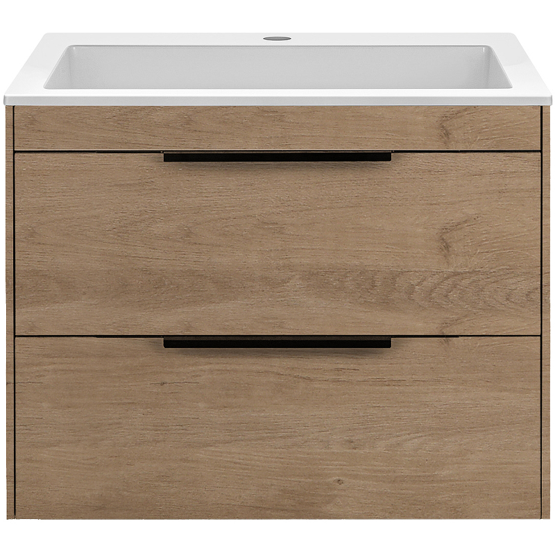 Тумба под раковину Vincea Chiara 60 светлое дерево VMC-2C2600NO - 0