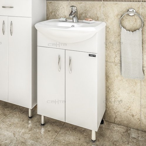 Тумба с раковиной СанТа Сити 50 - 0