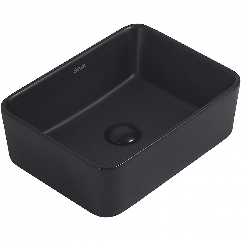 Накладная раковина Abber Rechteck 40 черная матовая AC2213MB - 0