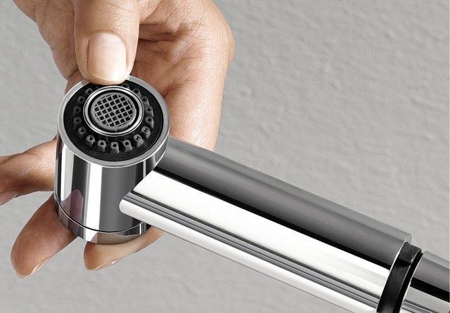 Смеситель для кухонной мойки Blanco Tivo серый, хром  517611 - 4