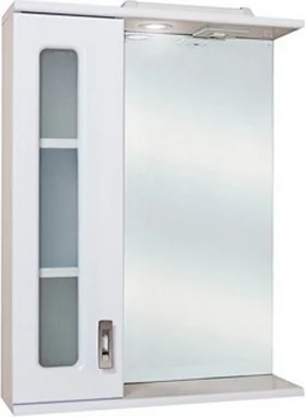 Зеркало-шкаф Onika Кристалл 58 L с подсветкой, белый  205817 - 0