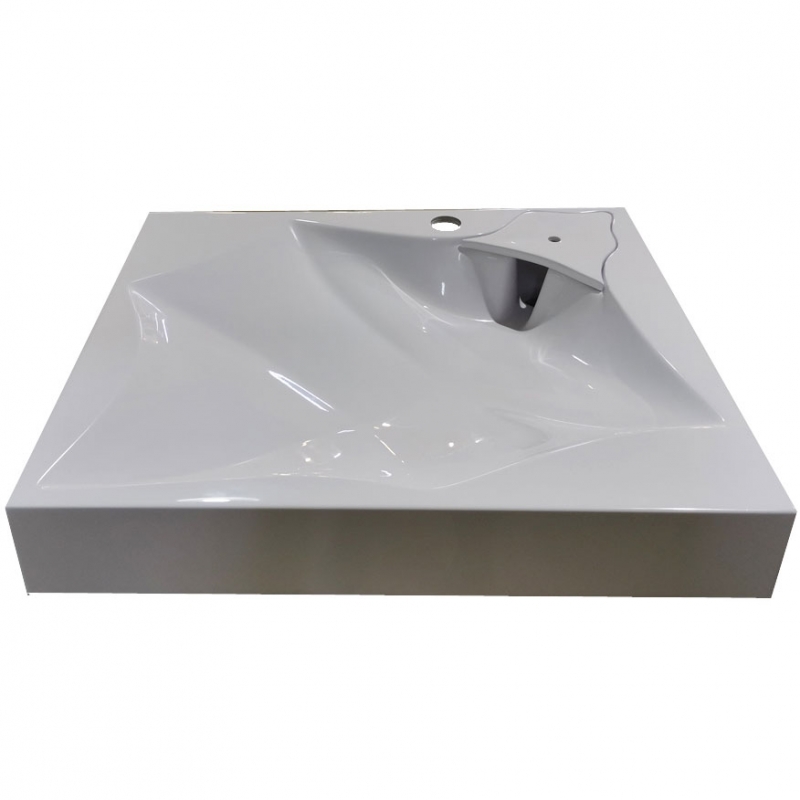 Раковина Stella Polar Элиза 60 на стиральную машину белый SP-00000723 - 1