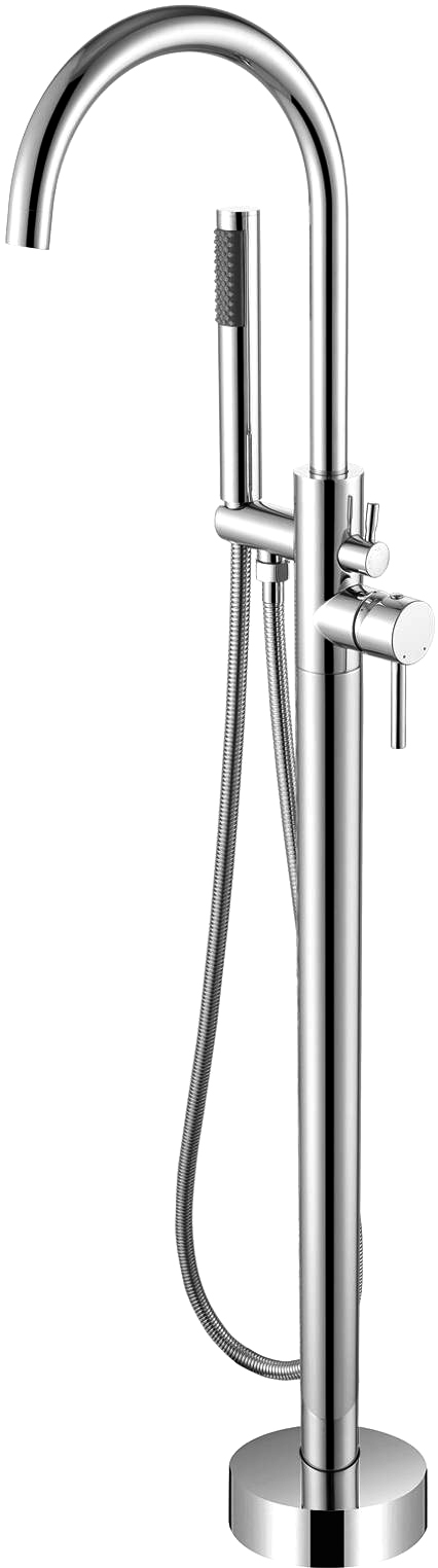 Смеситель для ванны с душем STWORKI Эстерсунд ES-06cr напольный - 0