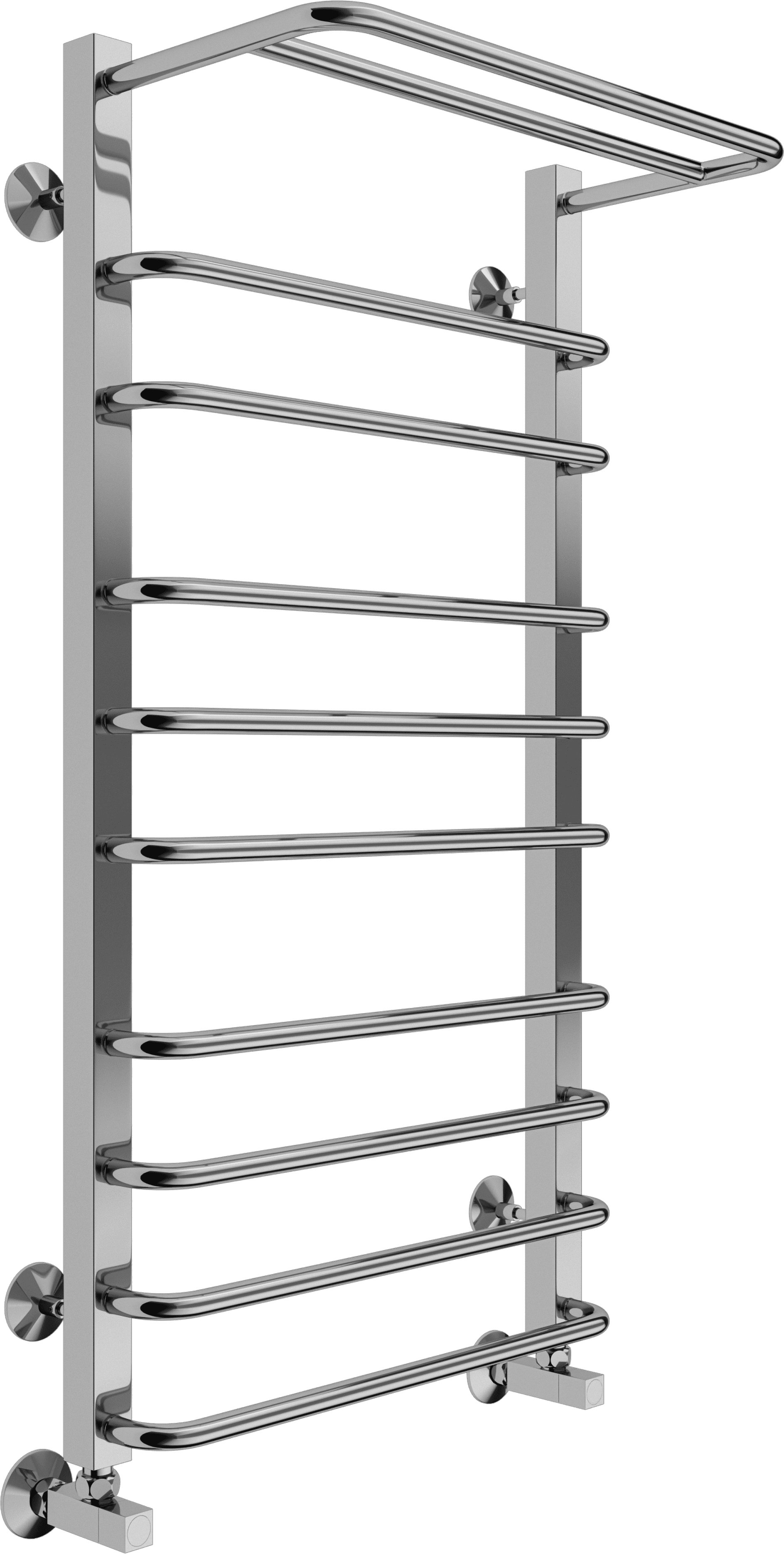 Водяной полотенцесушитель Terminus Арктур П10 500х1000 с полкой Хром 4670078529459 - 1