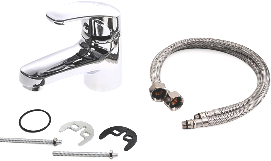 Смеситель для раковины DIWO Коломна KL-04cr - 4