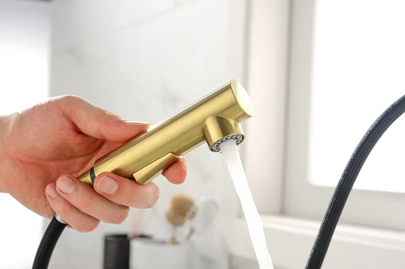 Смеситель для кухни Paulmark Neo светлое брашированное золото Ne214419-SBG - 13