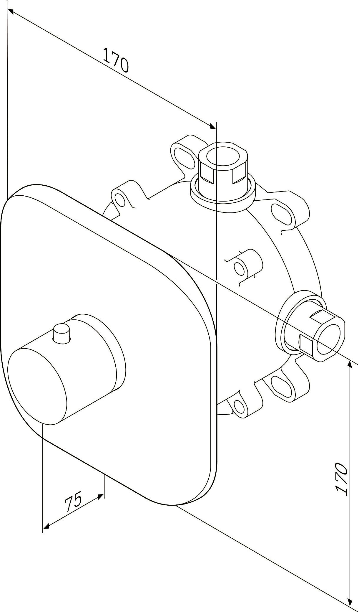 Термостат AM.PM Sensation F3075500 - 6