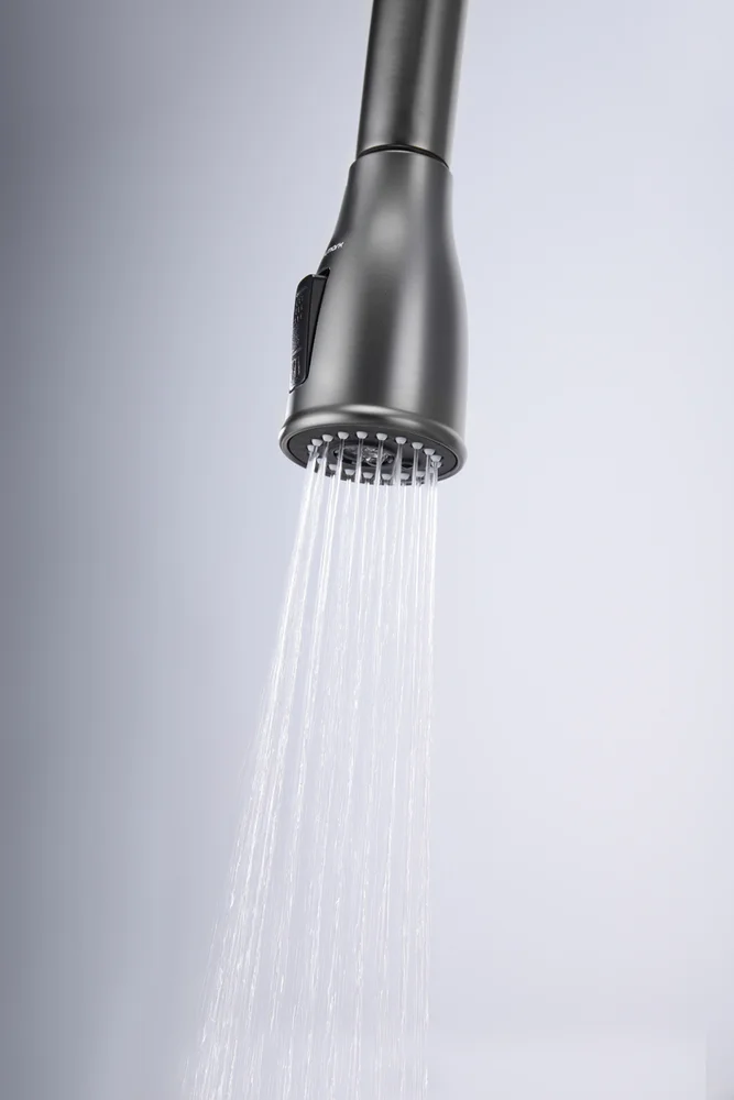 Смеситель для кухни Paulmark Lange темный хром La214212-GM - 18