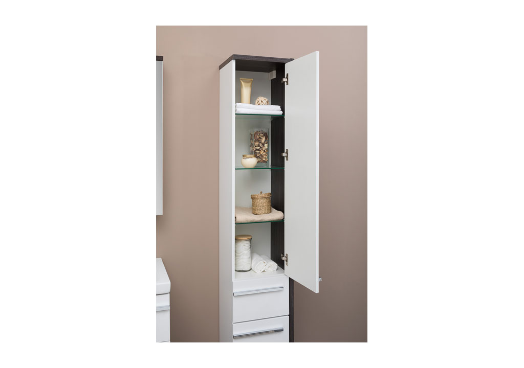 Шкаф-пенал Aquanet Фостер 35 белый, эвкалипт мистери 202062 - 5