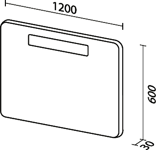 Зеркало в ванную Sanvit Модерн 120 см  zmodern120 - 4