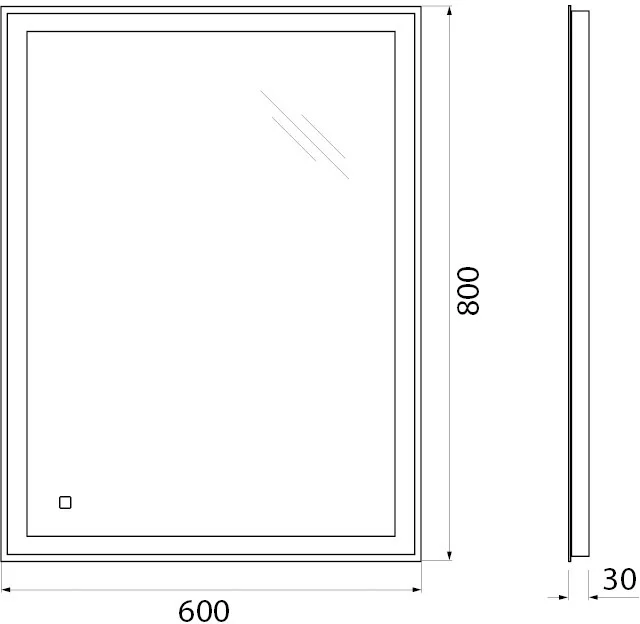 Комплект мебели Belbagno Marino-Cer 90 светлое дерево  - 14
