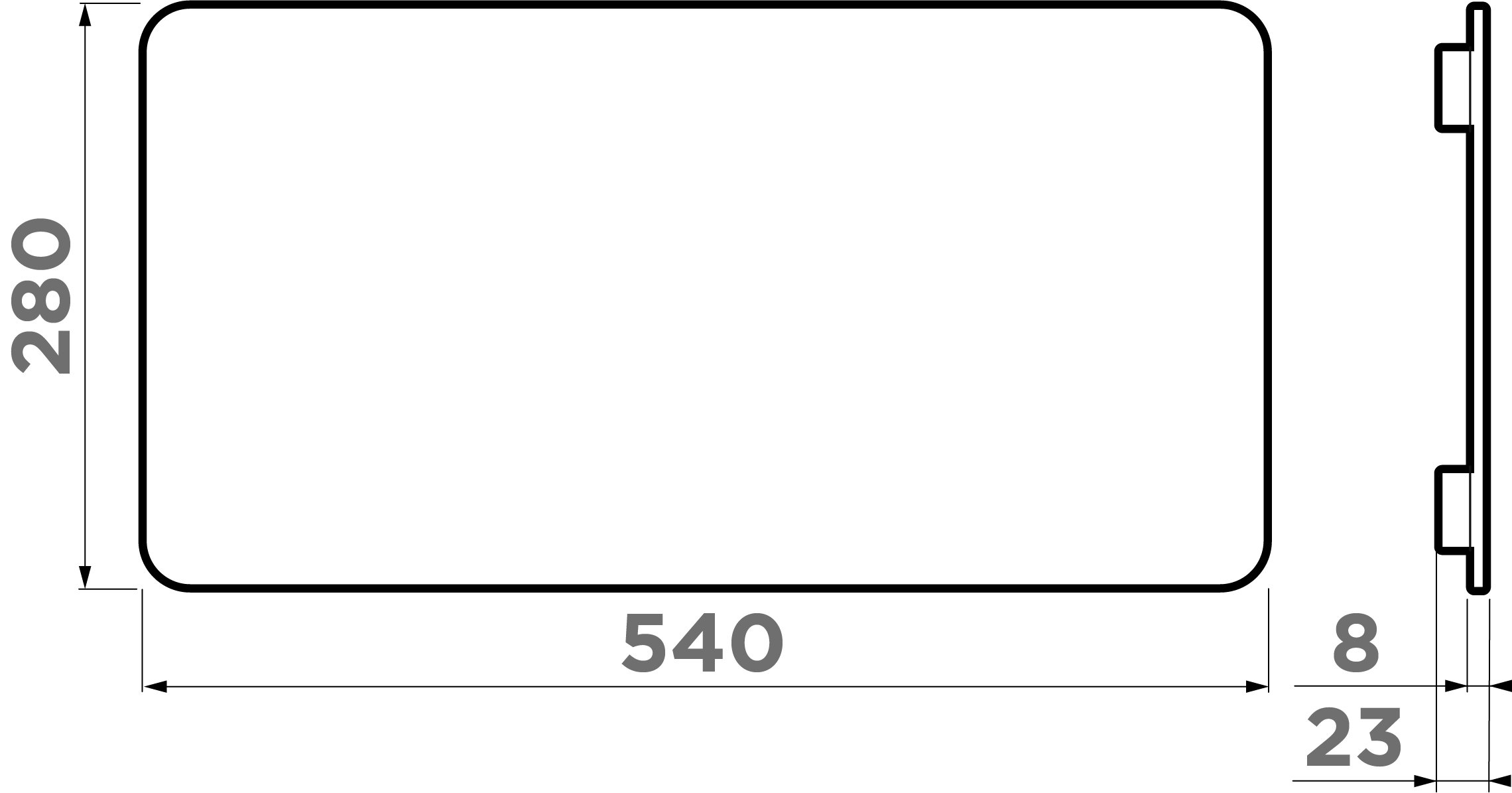 Разделочная доска для кухонной мойки Omoikiri серый  4999033 - 3