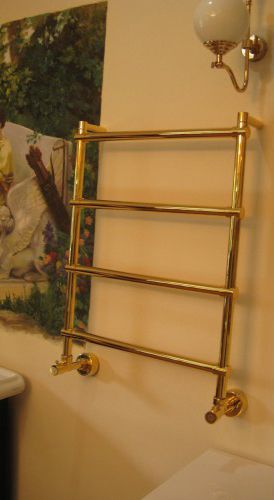 Полотенцесушитель водяной Margaroli Sole 442-4 золото 4424704GON - 1