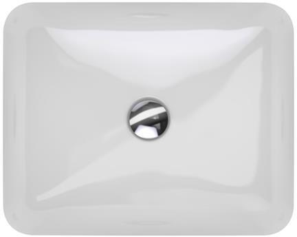 500.764.01.2 VariForm Раковина с установкой под столешницу прямоугольной формы, T1=50х40 см, без отв. под смеситель - 5