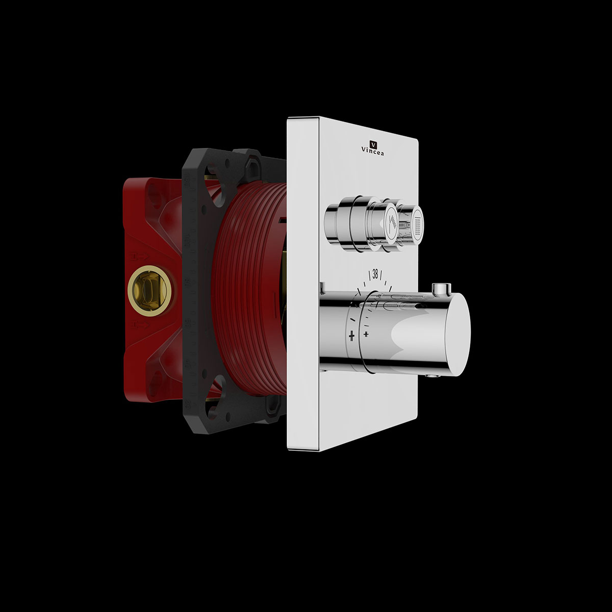 Смеситель для душа Vincea термостатический хром VSCV-321TCH - 1