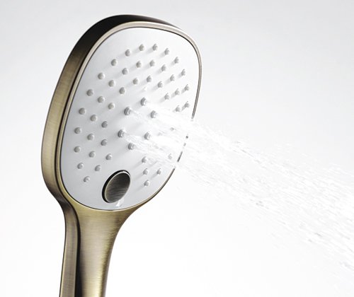 Душевая лейка Wasserkraft A050 светлая бронза - 2