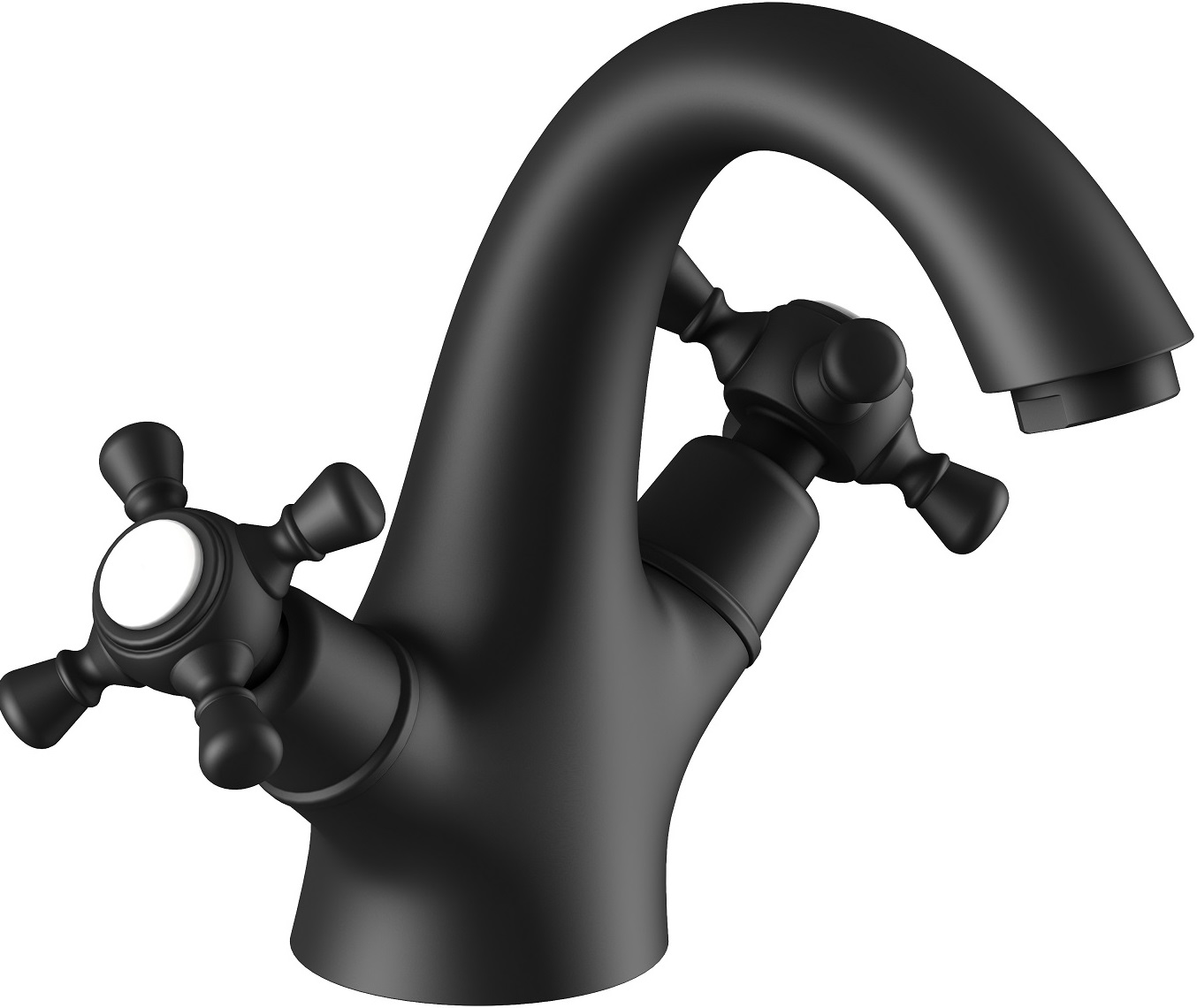 Смеситель Timo Nelson 1911/03F для раковины, черный - 0