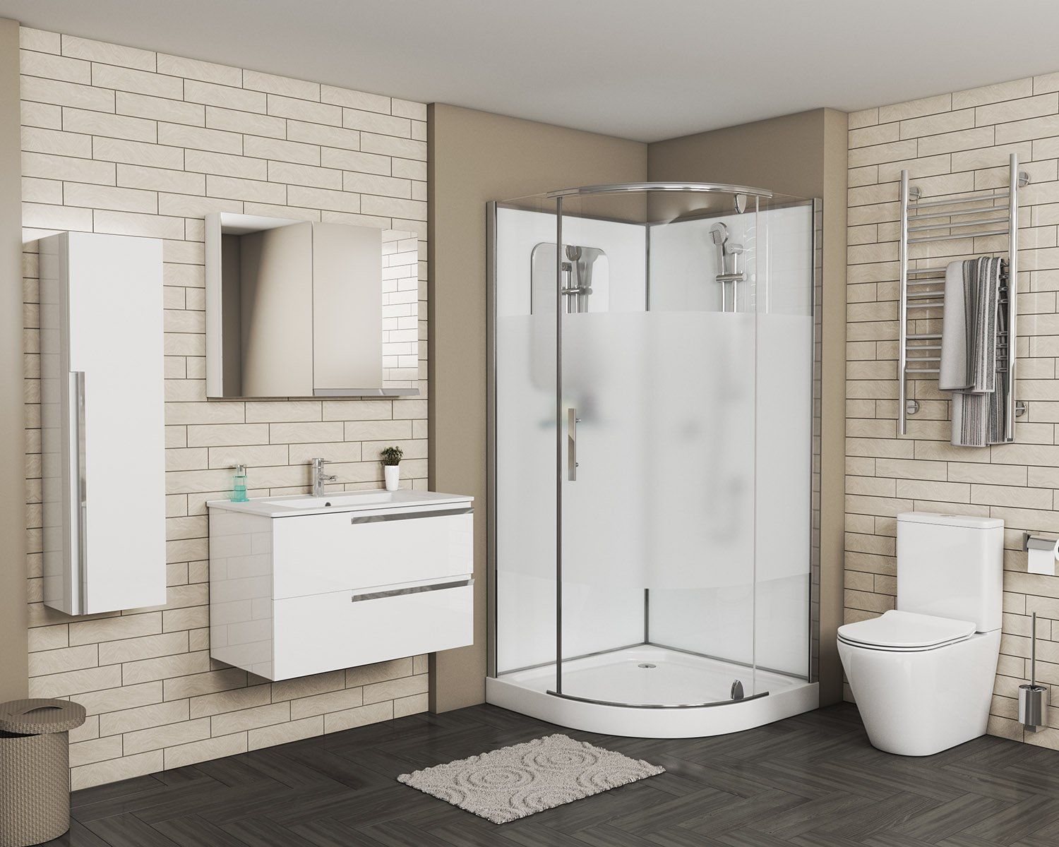 Душевая кабина Grossman GR171 90х90 см - 1