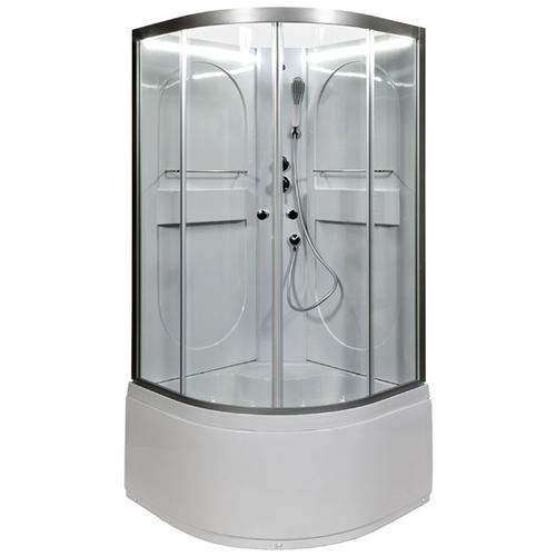 Душевая кабина Deto L 80х80 хром  L680NLED - 1