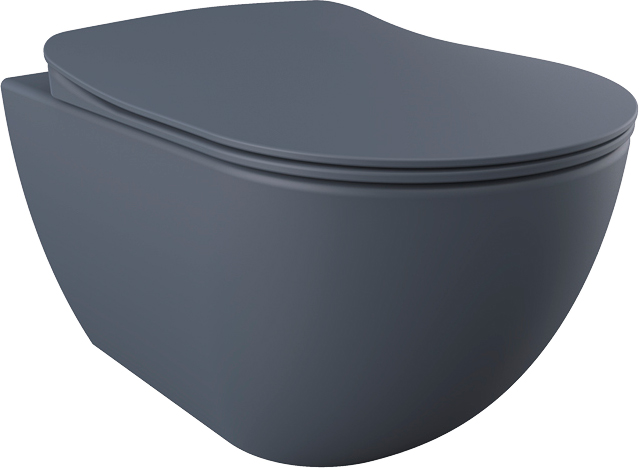 Унитаз подвесной Creavit Free FE320.20100 базальт - 0