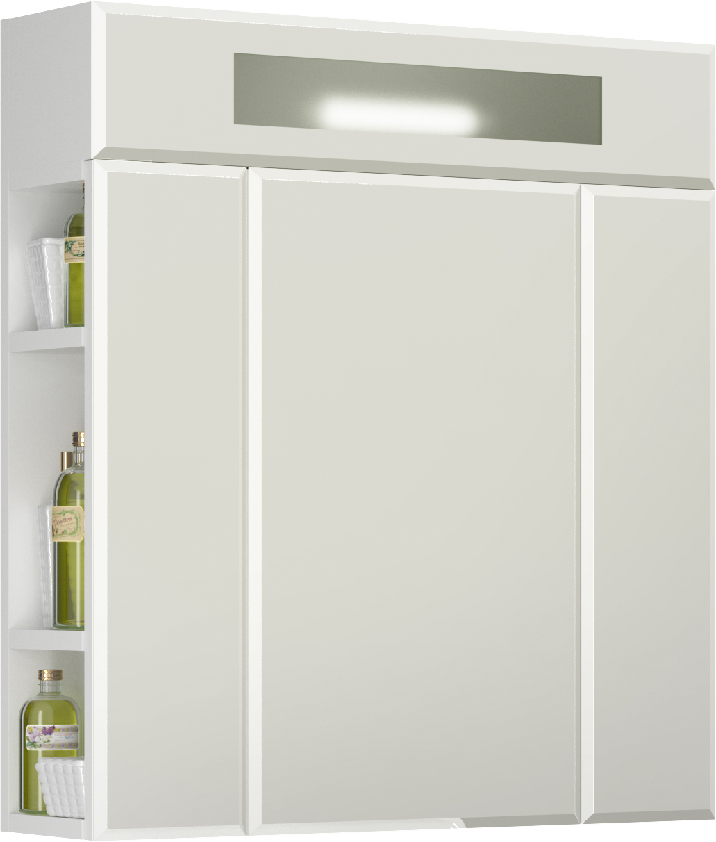 Мебель для ванной Vod-Ok Квадро 70 белая - 7