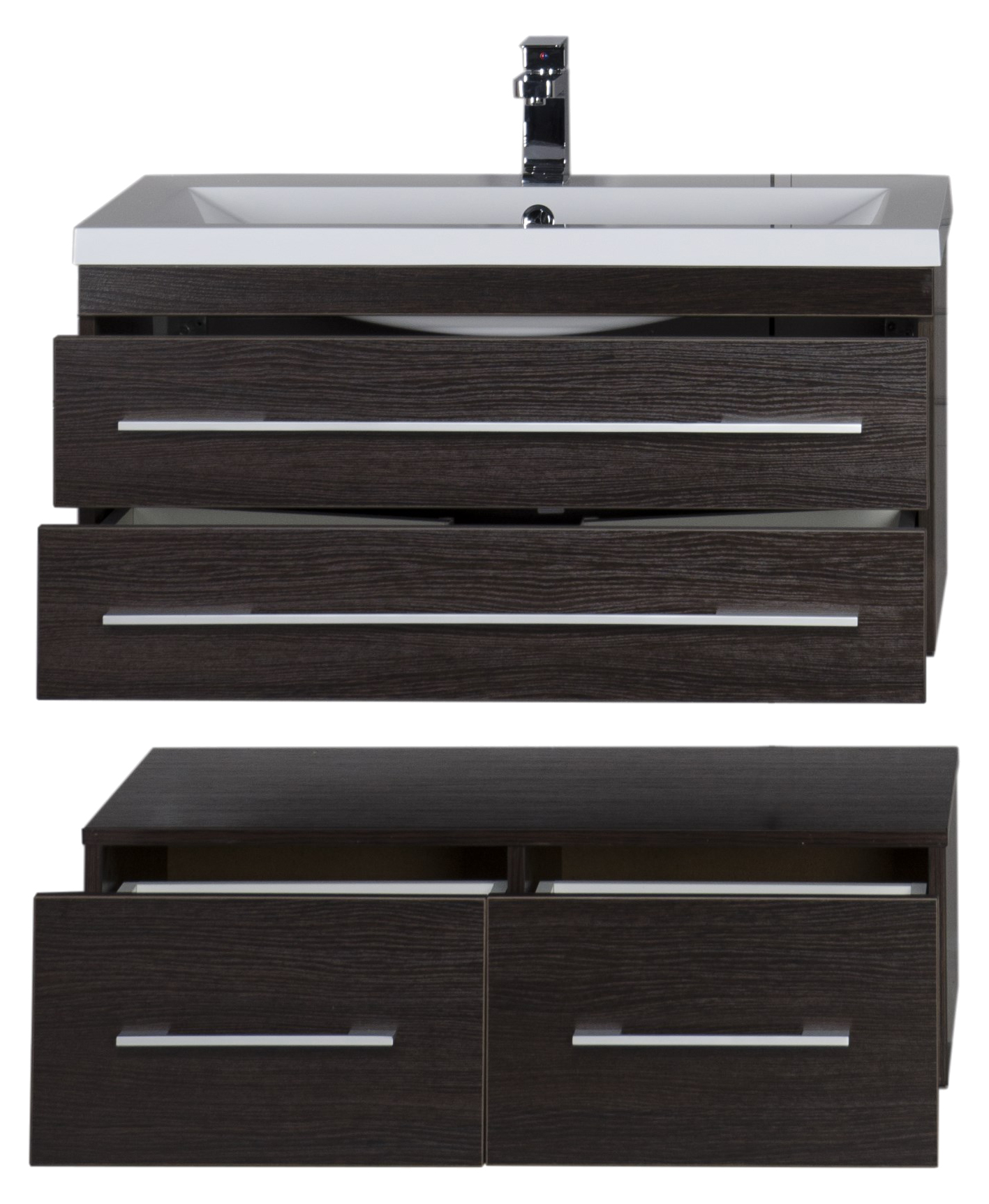 Тумба Aquanet Нота 90 подкатная венге 00170748 - 11