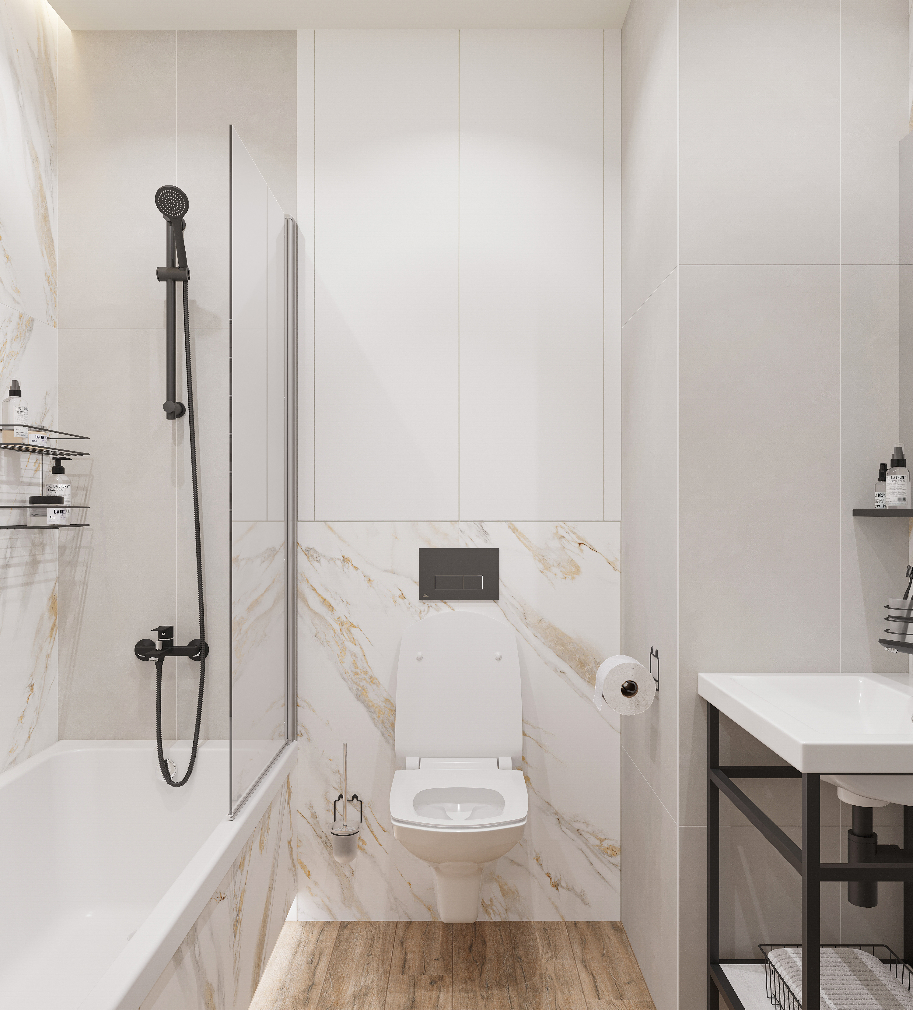 Акриловая ванна DIWO Переславль 150x70 прямоугольная, белая, российская, пристенная, с ножками 506662 - 6