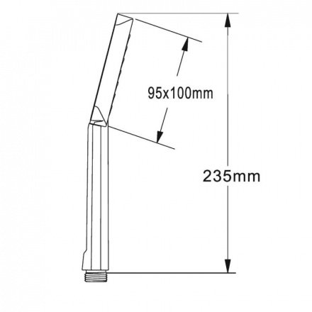 Душевая лейка Agger Fresh хром AHS04 - 3