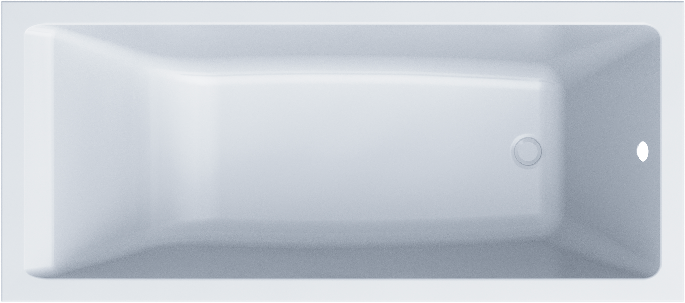Акриловая ванна STWORKI Карлстад 170x75, с каркасом и сливом-переливом 563281 - 0