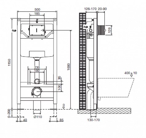 Сиденье для биде Jacob Delafon Odeon Up  E4744-00 - 3
