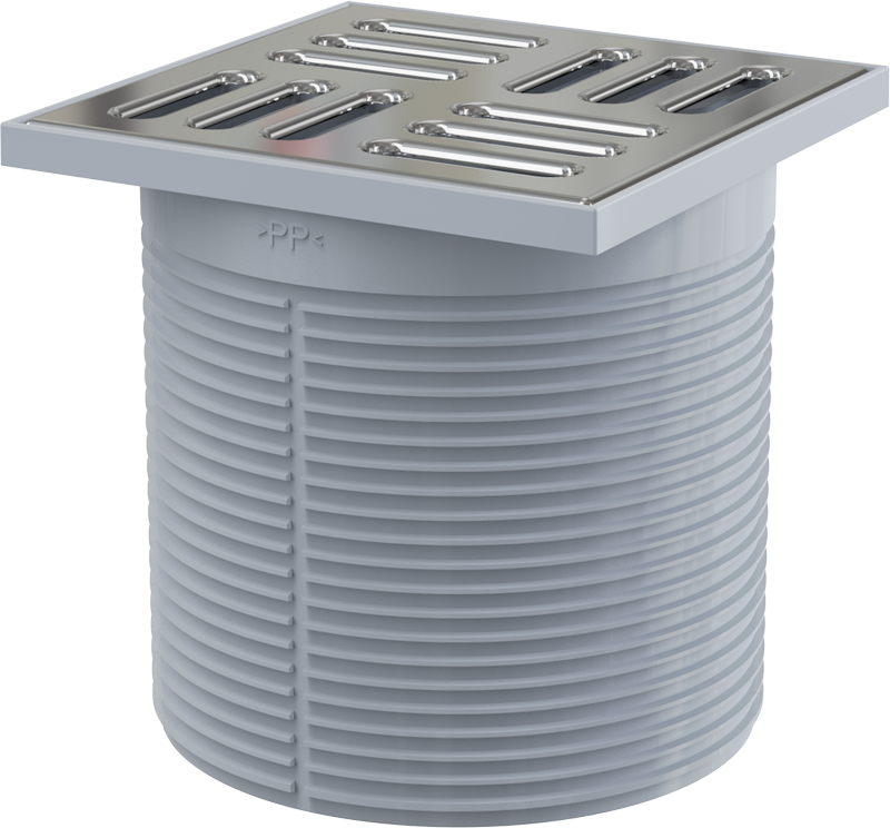 Решетка для сливного трапа 105х105, из нерж. стали APV0300 - 0