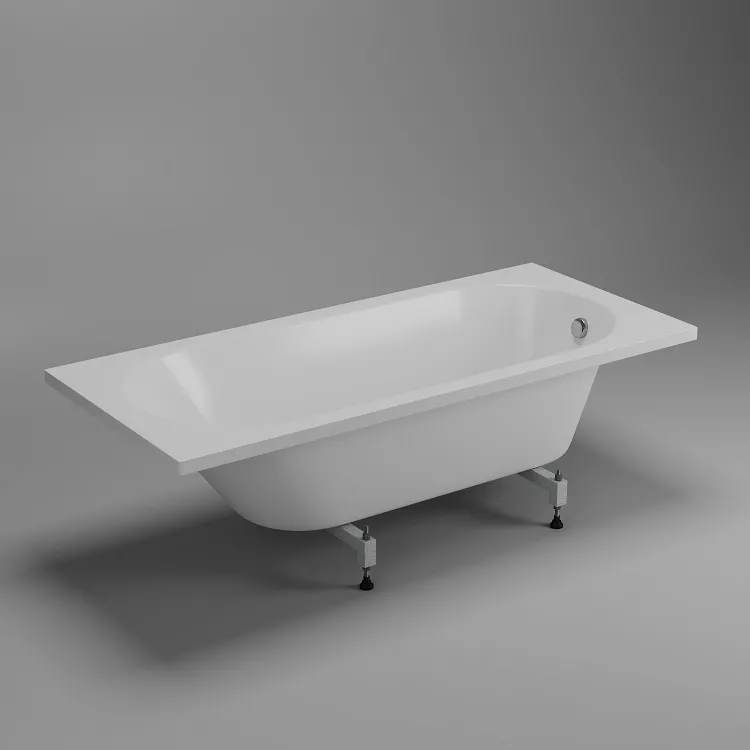 Ванна из литьевого мрамора Delice Bravo 180х80 белый DLR330001 - 1