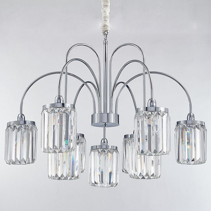 Подвесная люстра Newport 4500 4506+3/C chrome - 0