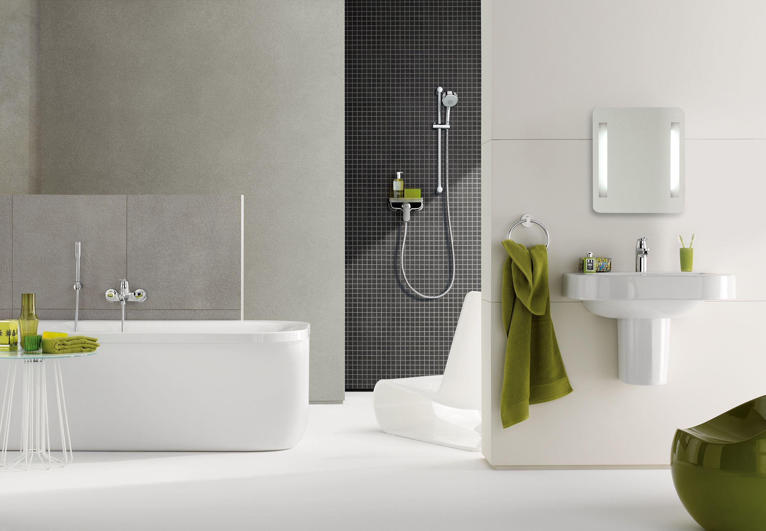 Смеситель Grohe Eurosmart Cosmopolitan 32832000 для ванны с душем - 3