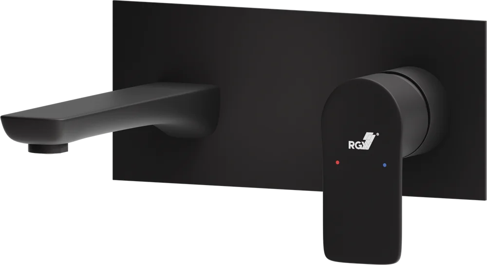 Смеситель для раковины RGW Shower Panels черный матовый 51140546-04 - 0