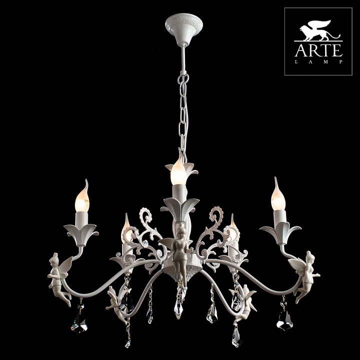 Подвесная люстра Arte Lamp Angelina A5349LM-5WH - 1