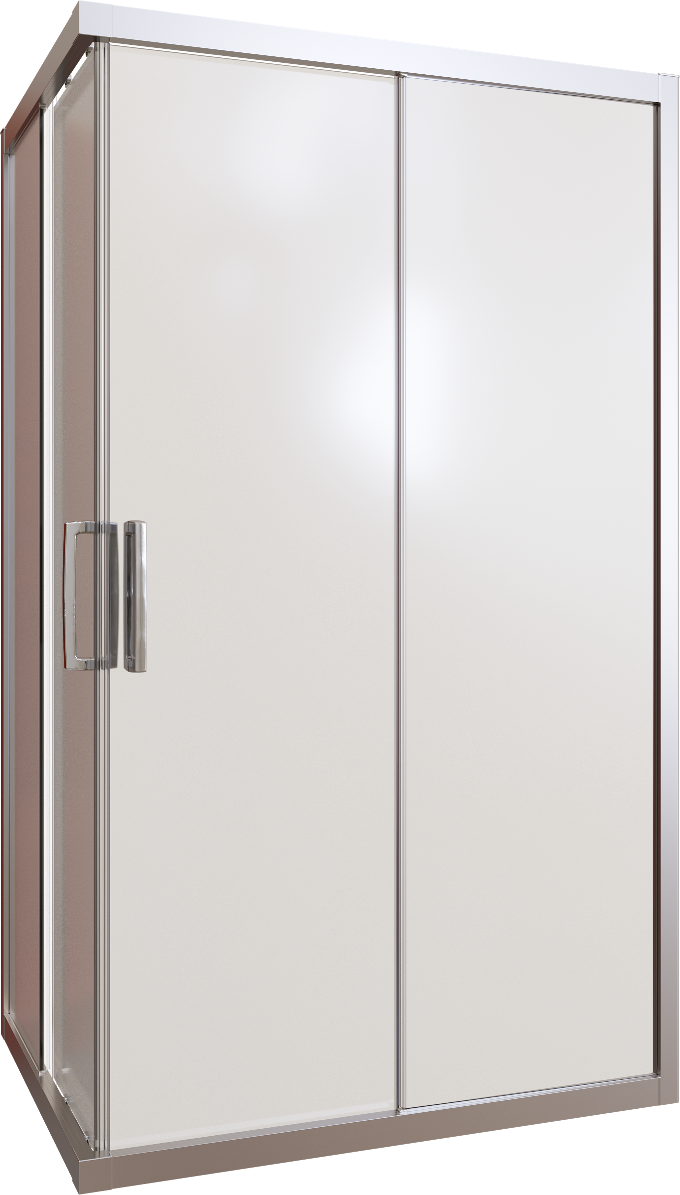 Душевой уголок STWORKI Карлстад DE019RC90120200 120x90 см профиль хром матовый, стекло матовое 3GW125TTKK000 - 3