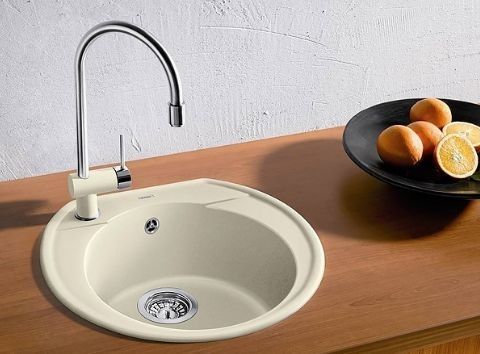 Мойка из гранита Blanco Rondoval бежевый  515672 - 6