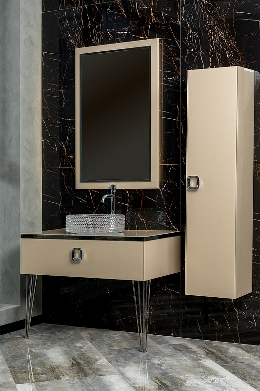 Тумба под раковину Armadi Art Lucido 100 бежевый 770-100-CP - 4