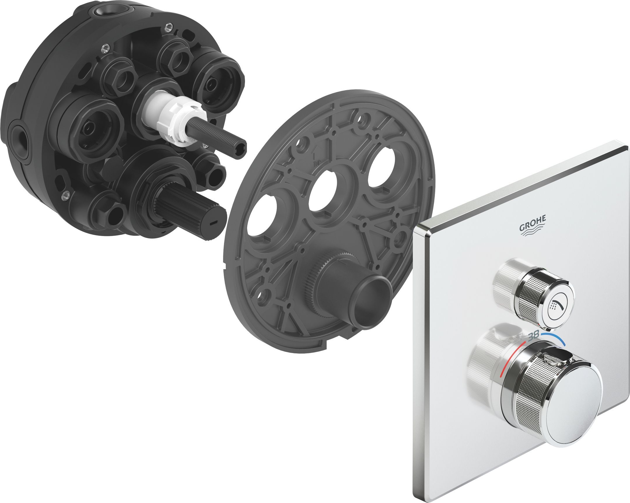 Термостат Grohe Grohtherm SmartControl 29123000 для душа - 2