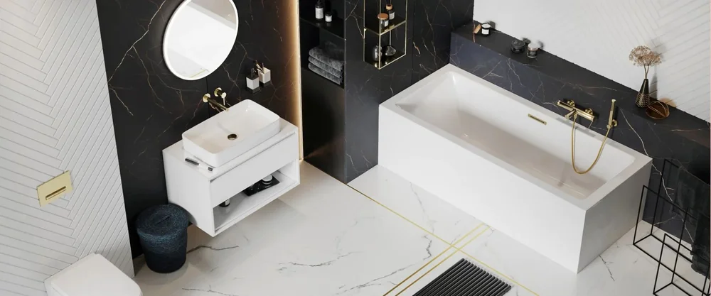 Смеситель для раковины Excellent Pi золото AREX.1214GL - 2