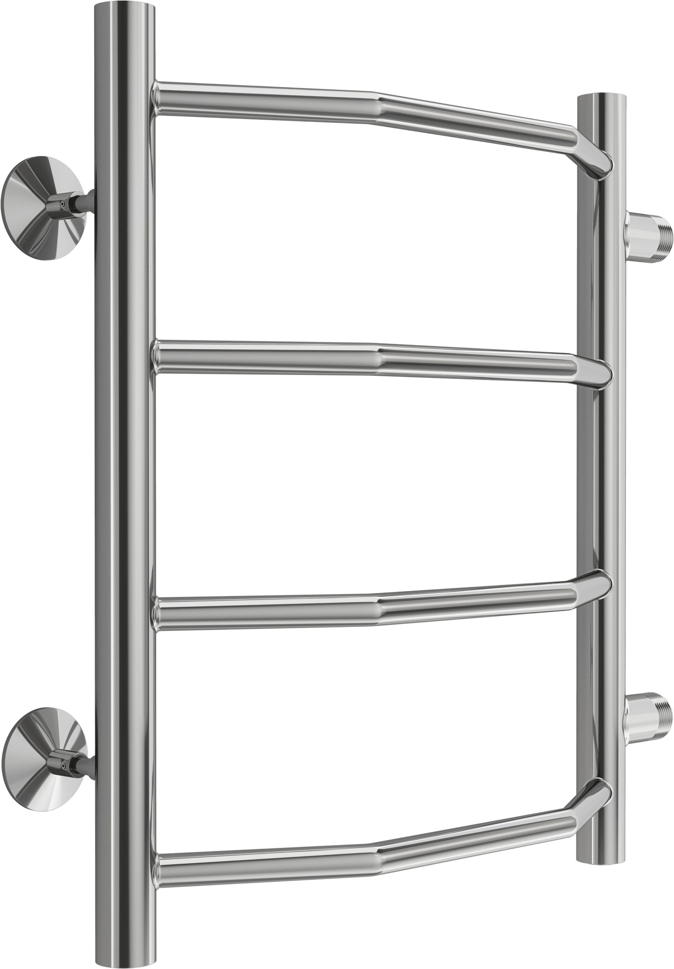 Водяной полотенцесушитель Terminus Виктория П4 400x500 Хром боковое подключение 4670078530042 - 1