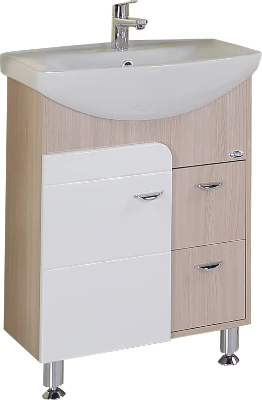 Комплект мебели Onika Стиль 60 белый - светлое дерево - 2