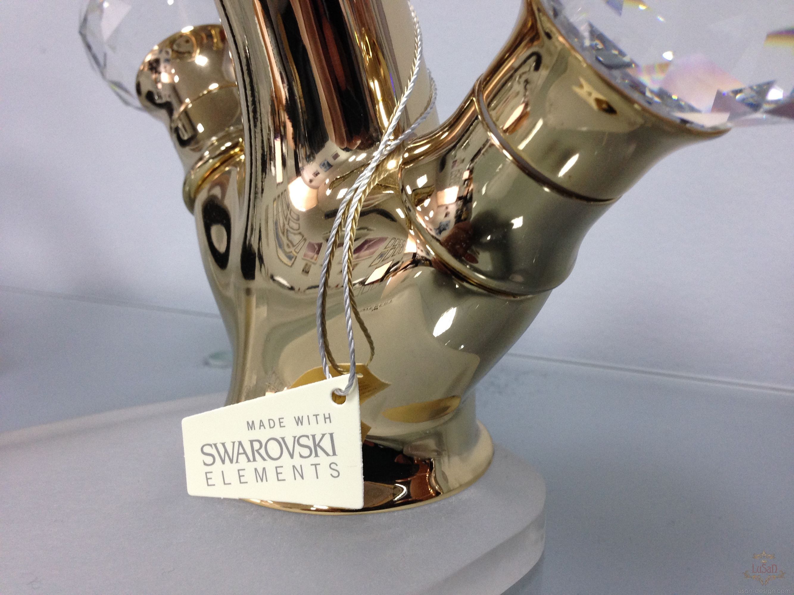 Смеситель для раковины Webert Karenina, золото  KA700102010 - 4