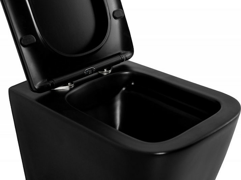 Сиденье для унитаза BelBagno Ardente c черный, с системой микролифт  BB3202SC-MB - 2