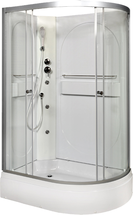 Душевая кабина DETO L520LNGM без крыши - 0