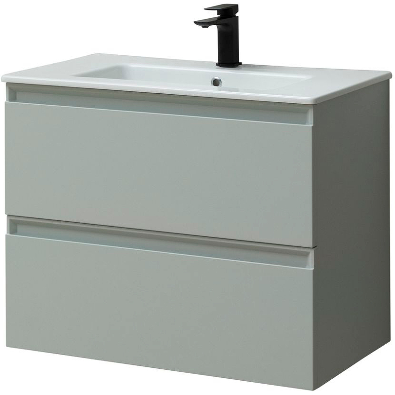 Тумба под раковину Allen Brau Eclipse 80 светло - зеленый матовый 1.E1002.PWM - 0