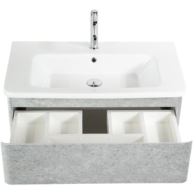 Тумба с раковиной BelBagno Albano 80 серый не - 3