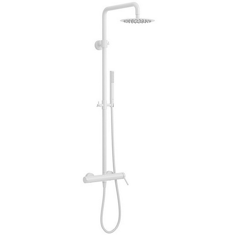 Душевая стойка Excellent Rain Pi белая матовая AREX.1281WH - 0