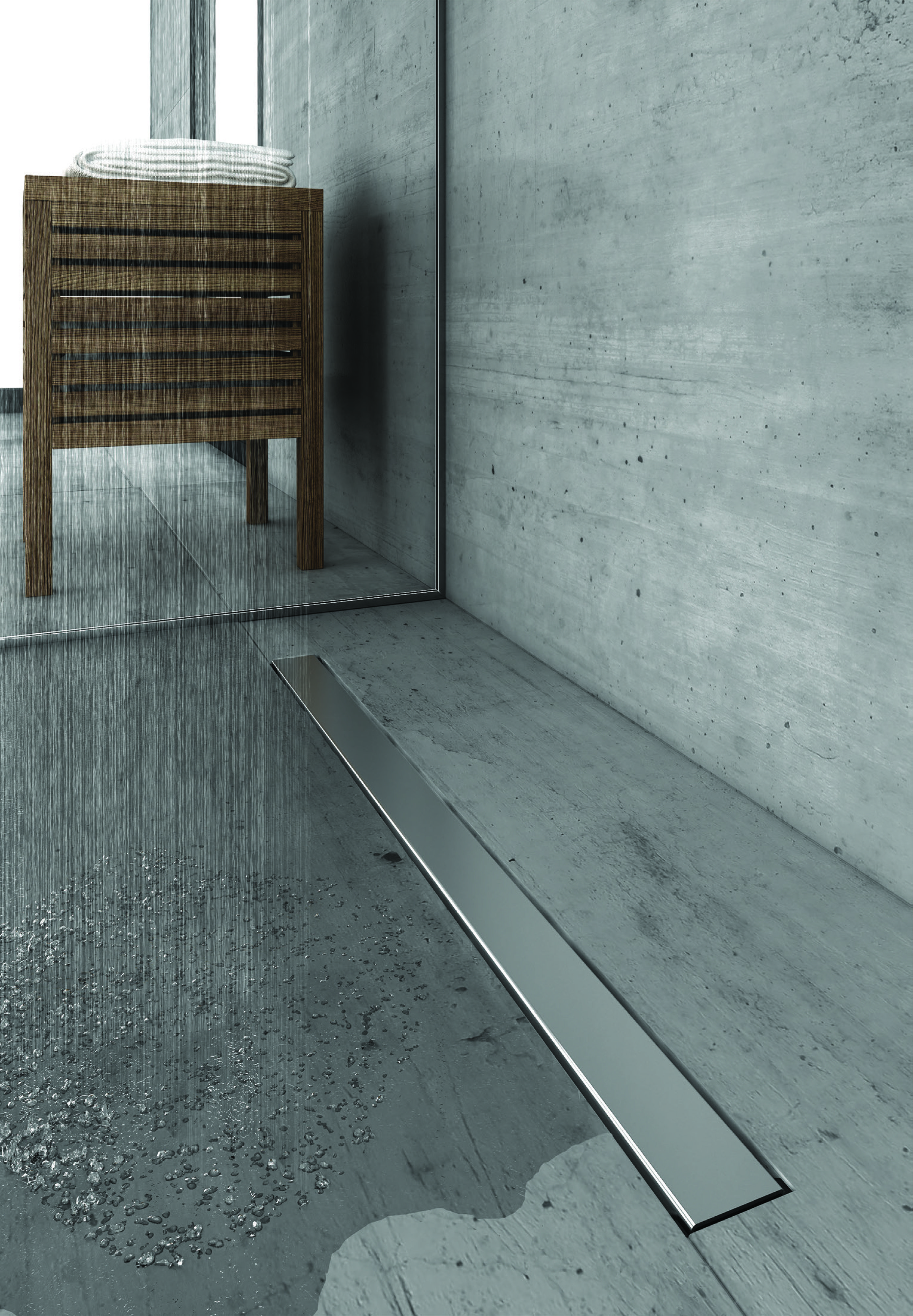 Душевой лоток Berges Wasserhaus C1 Norma 90 см 090040 - 1